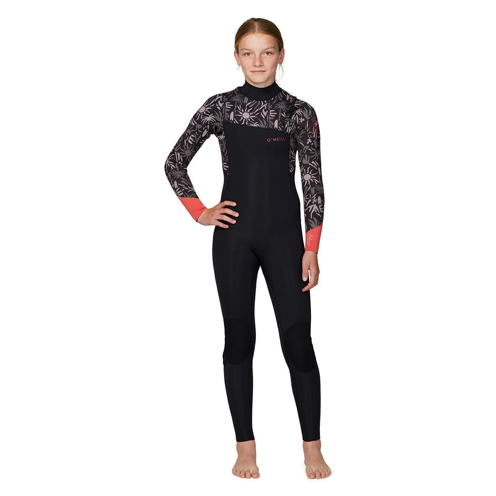 O'Neill Girls Bahia Chest Zip Full 3/2mm Steamer
