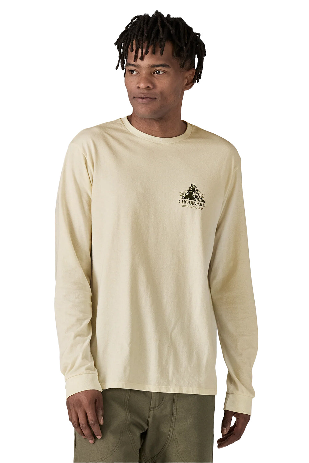 Patagonia Mens Long-Sleeved Chouinard Crest Responsibili-Tee