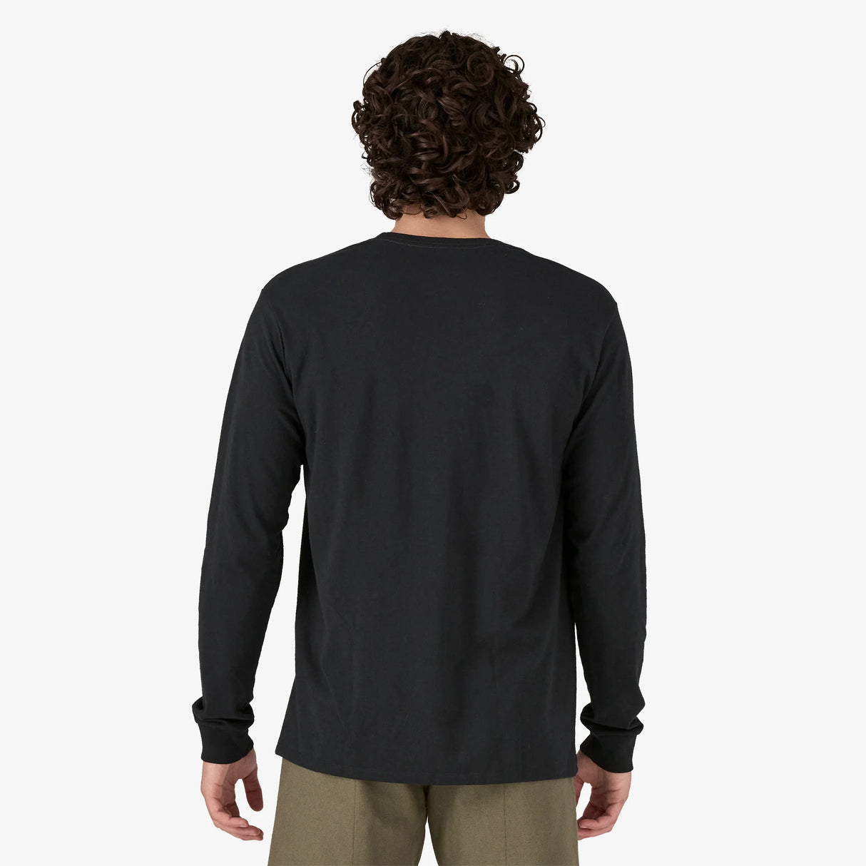Patagonia Mens Long-Sleeved '73 Text Logo Responsibili-Tee