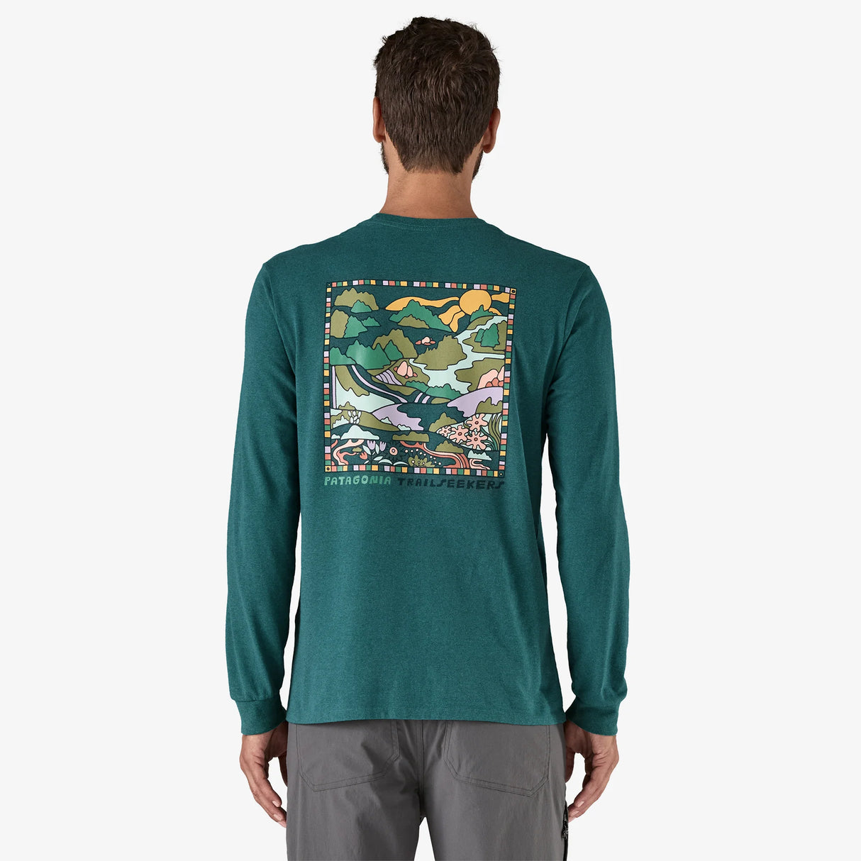 Patagonia Mens Long-Sleeved Trailseekers Responsibili-Tee