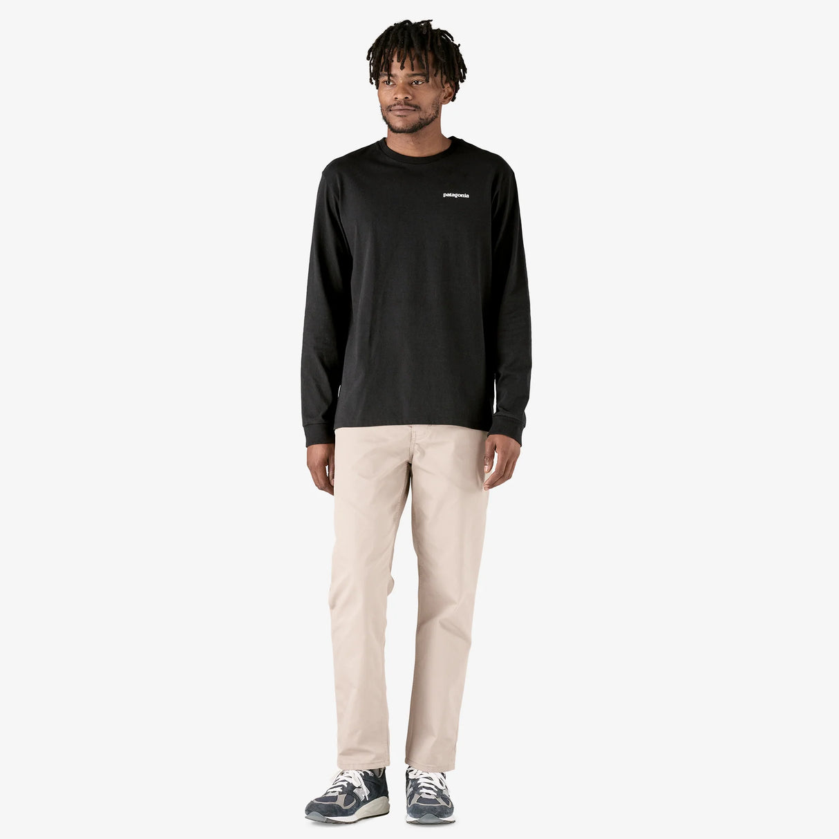 Patagonia Mens Long-Sleeved P-6 Logo Responsibili-Tee