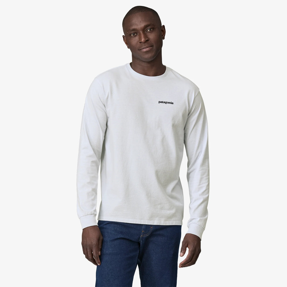 Patagonia Mens Long-Sleeved P-6 Logo Responsibili-Tee