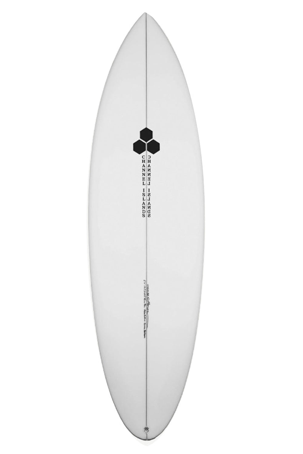 Channel Islands Twin Pin Surfboard - Clear/No Spray