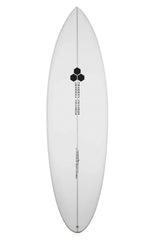 Channel Islands Twin Pin Surfboard - Clear/No Spray