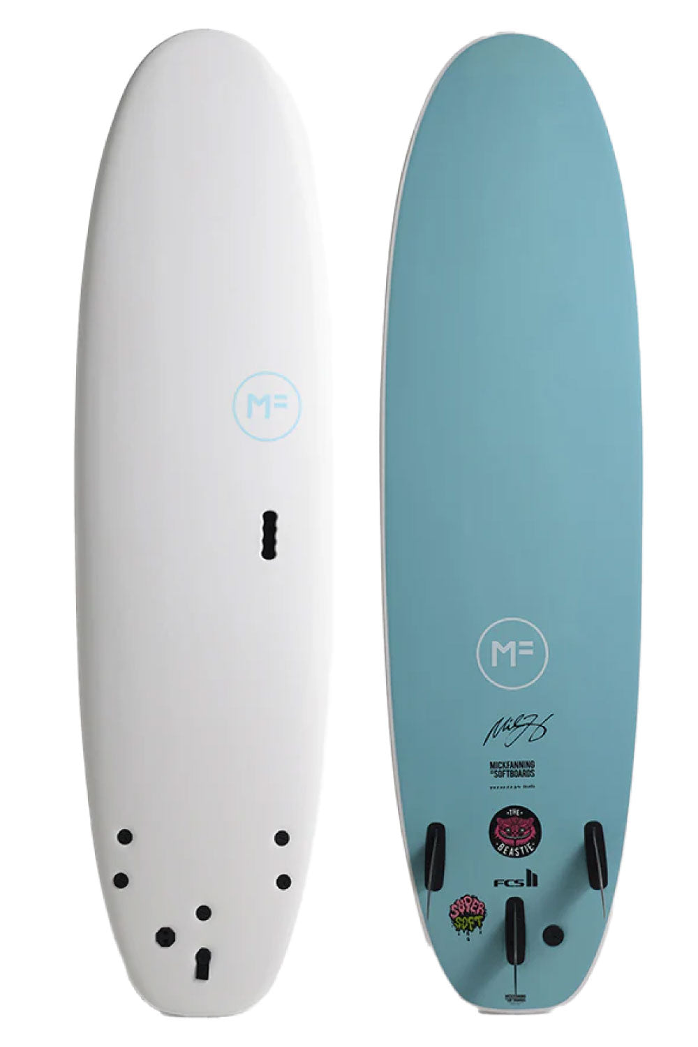 Mick Fanning MF Super Soft Beastie Softboard - Comes With Fins