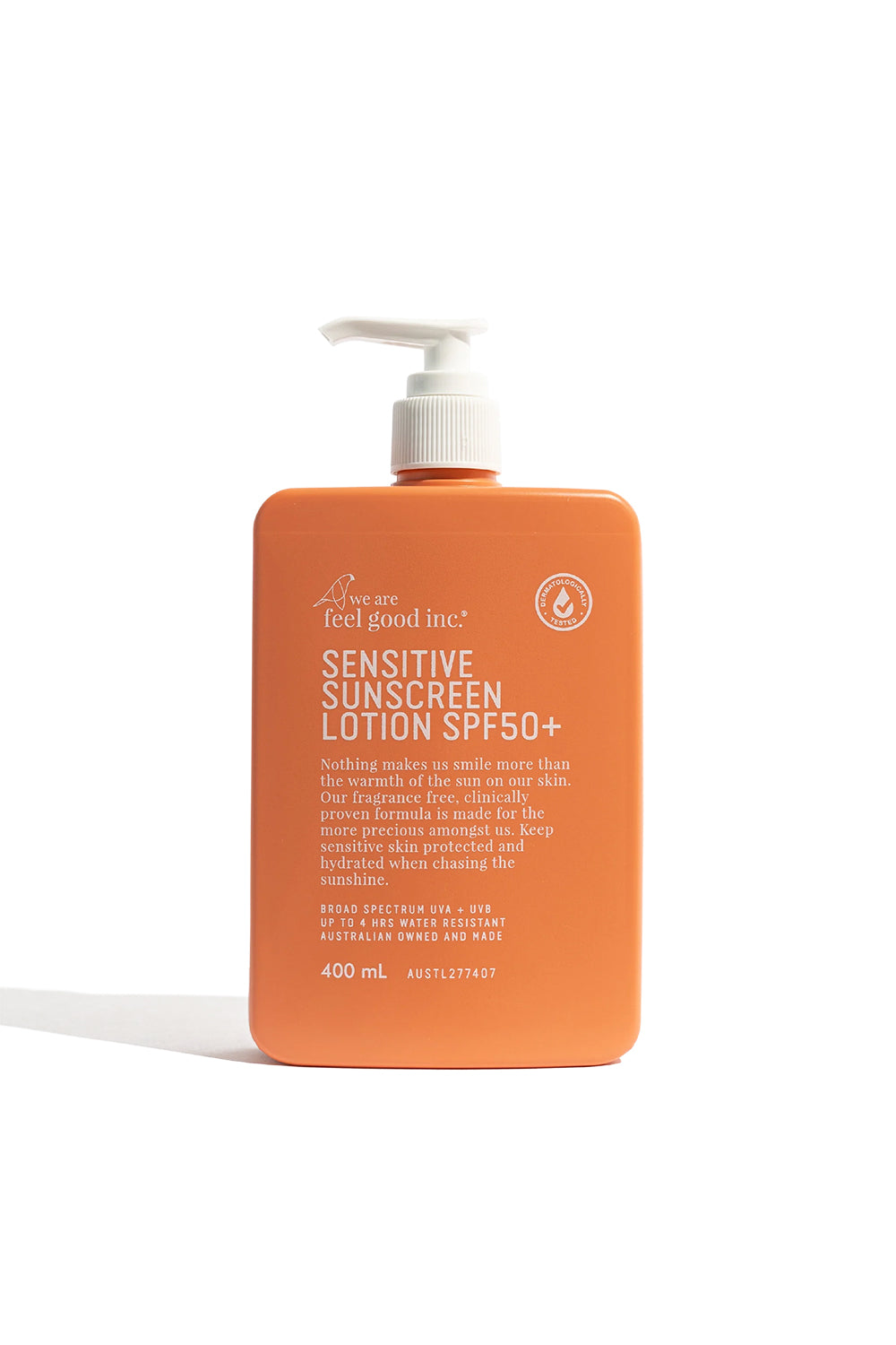 We are feel good inc. Sensitive Sunscreen SPF50+