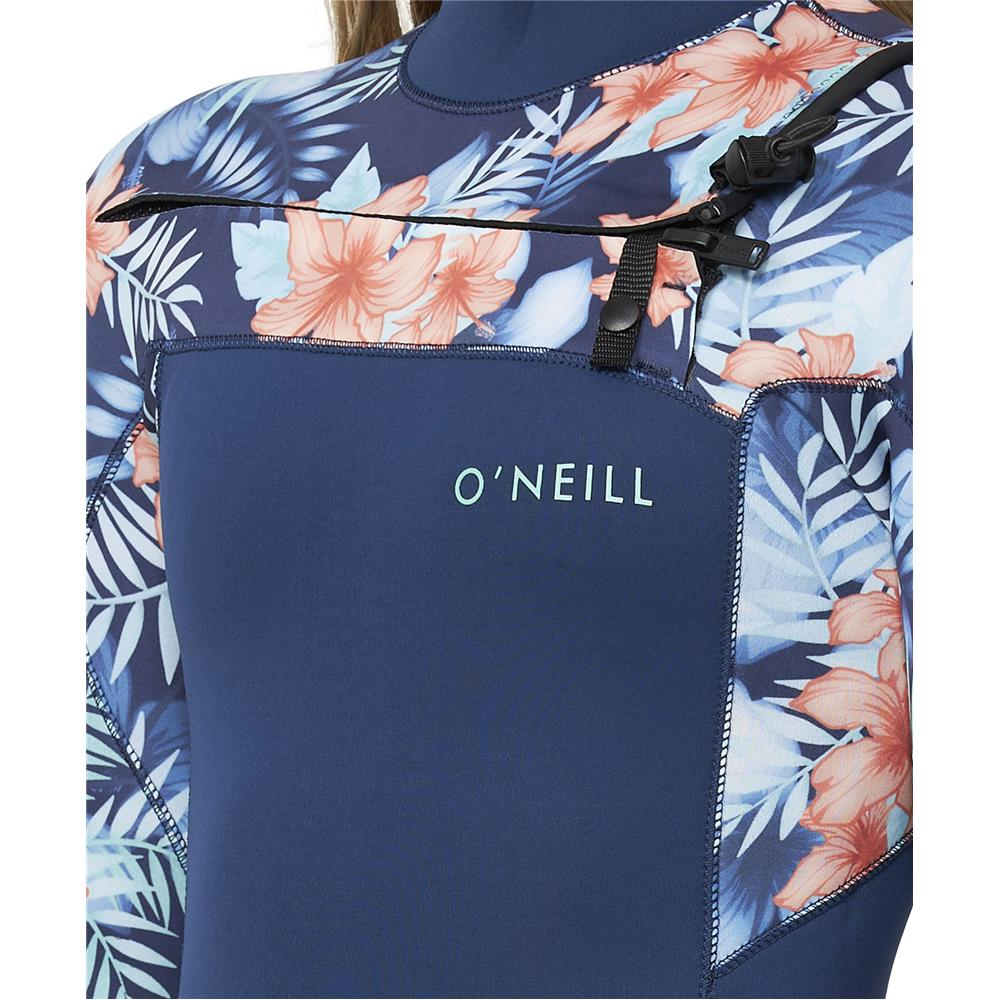 O'Neill Girls Bahia Chest Zip Full 3/2mm Steamer