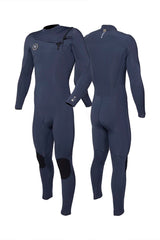 Vissla Men's 7 Seas 4/3mm Full Chest Zip Wetsuit