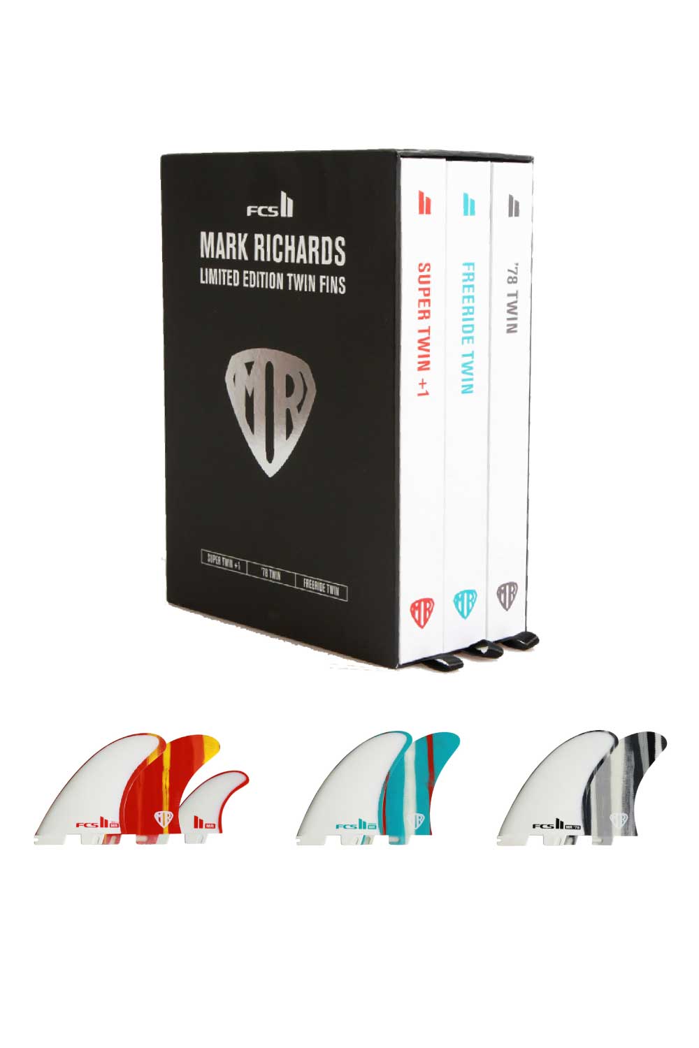 FCS 2 Mark Richards Limited Edition Collectors Twin Fin Box Set