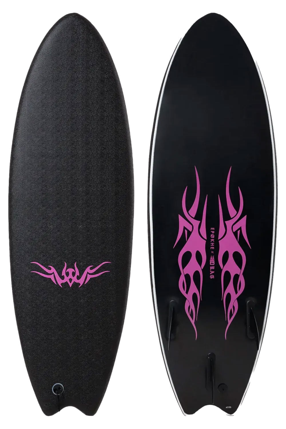 Drag Dart x Epohke 5’6 Thruster Softboard - Comes with fins
