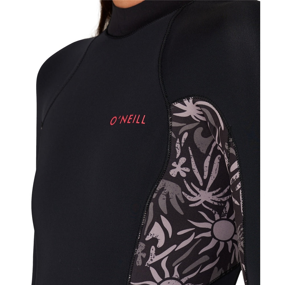 O'Neill Womens Bahia Back Zip Full 3/2mm Steamer