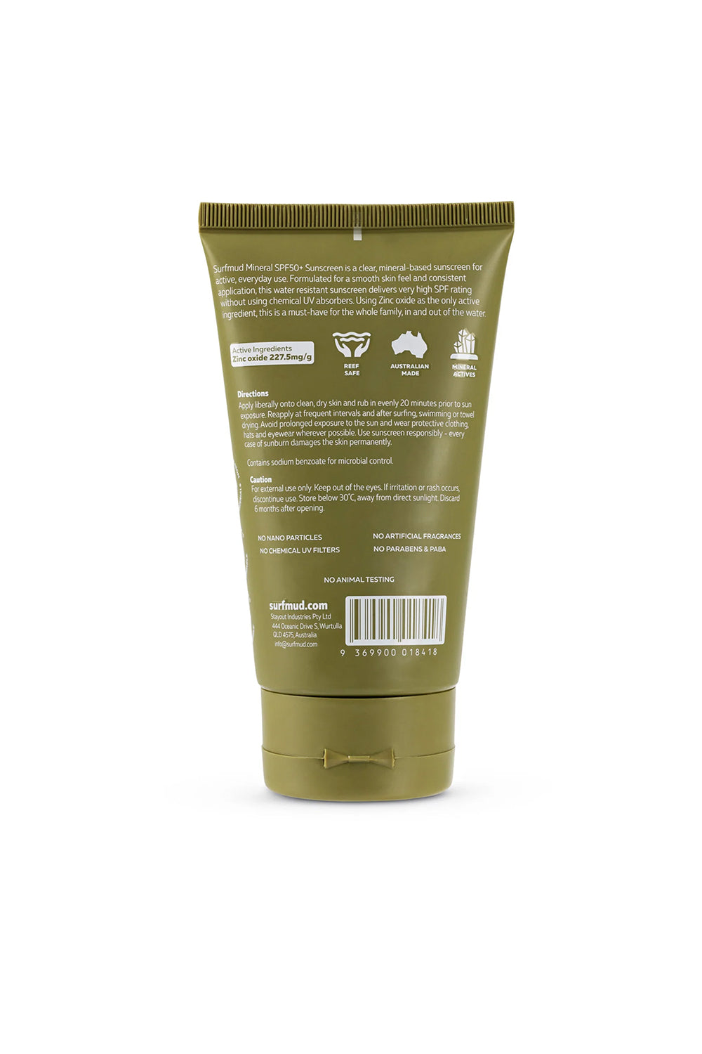 Surfmud Mineral Sunscreen SPF 50 125g