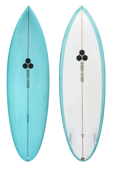 Channel Islands Twin Pin Surfboard - With Spray