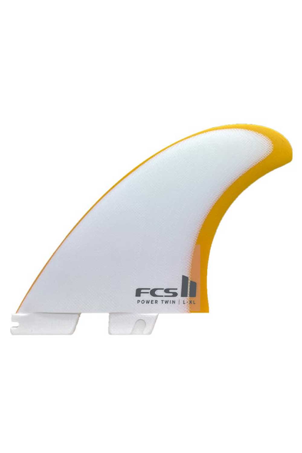 FCS2 Power Twin +1 PG Surfboard Fin Set