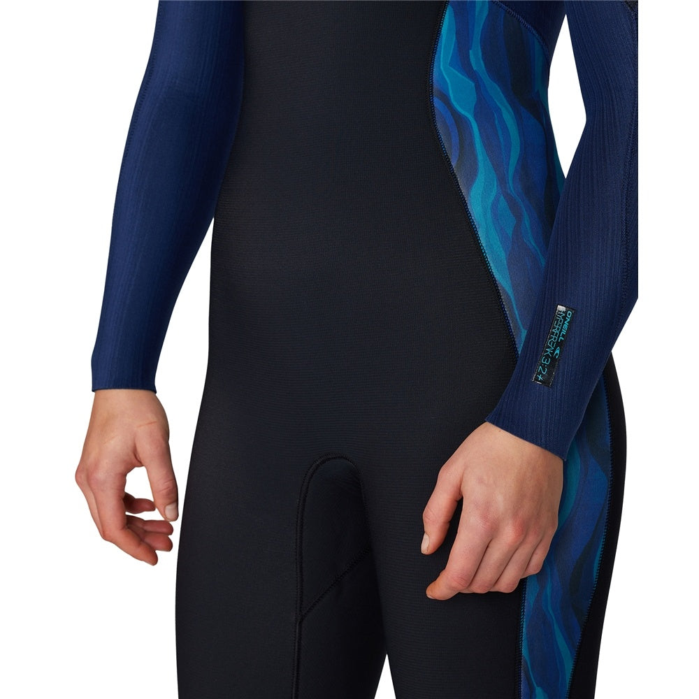 O'Neill Womens Hyperfreak Chest Zip Full 3/2+ Steamer