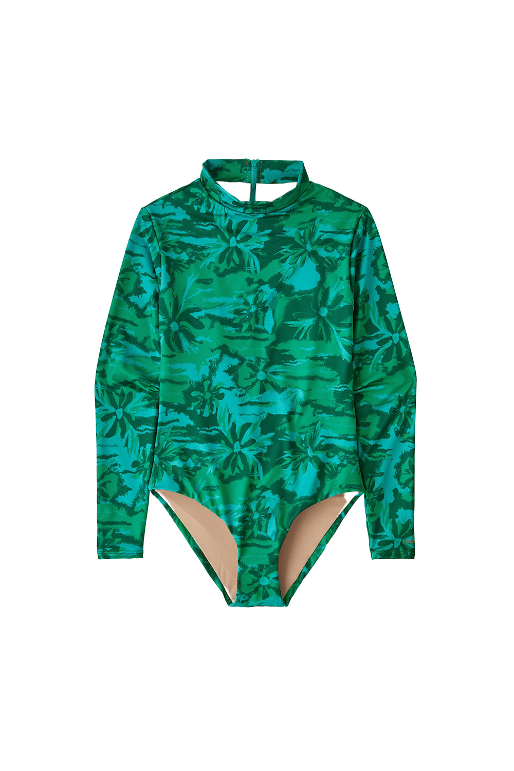 Women's Long-Sleeved Swell Seeker One-Piece Swimsuit