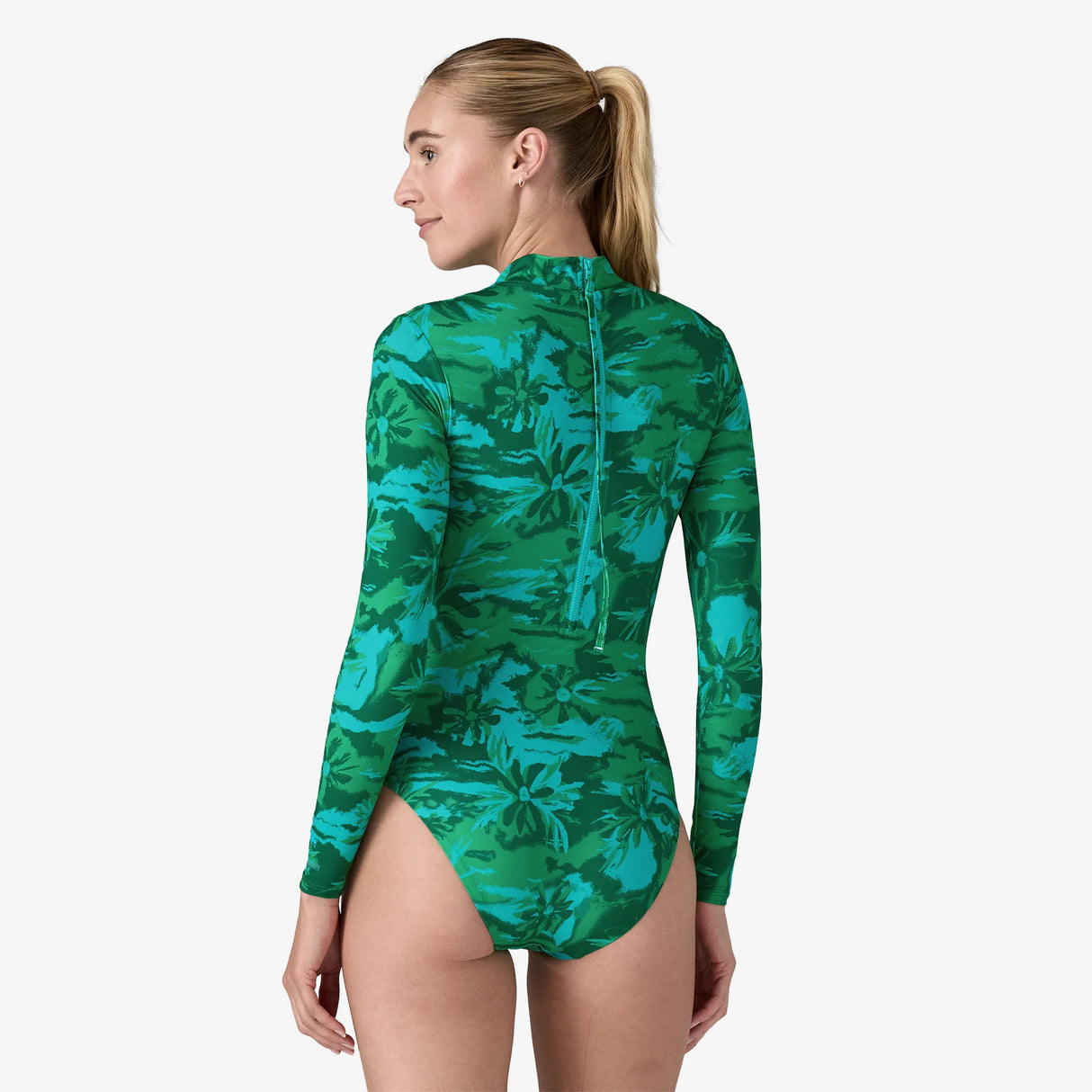 Women's Long-Sleeved Swell Seeker One-Piece Swimsuit