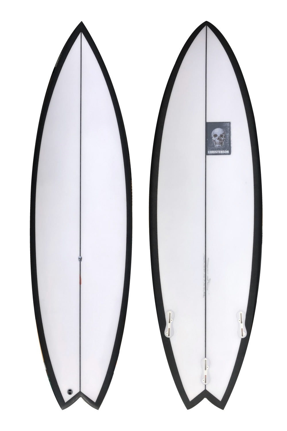 Chris Christenson OP3 Surfboard - Rail Spray