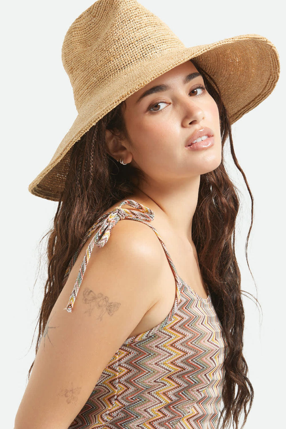 Brixton Helena Straw Sun Hat