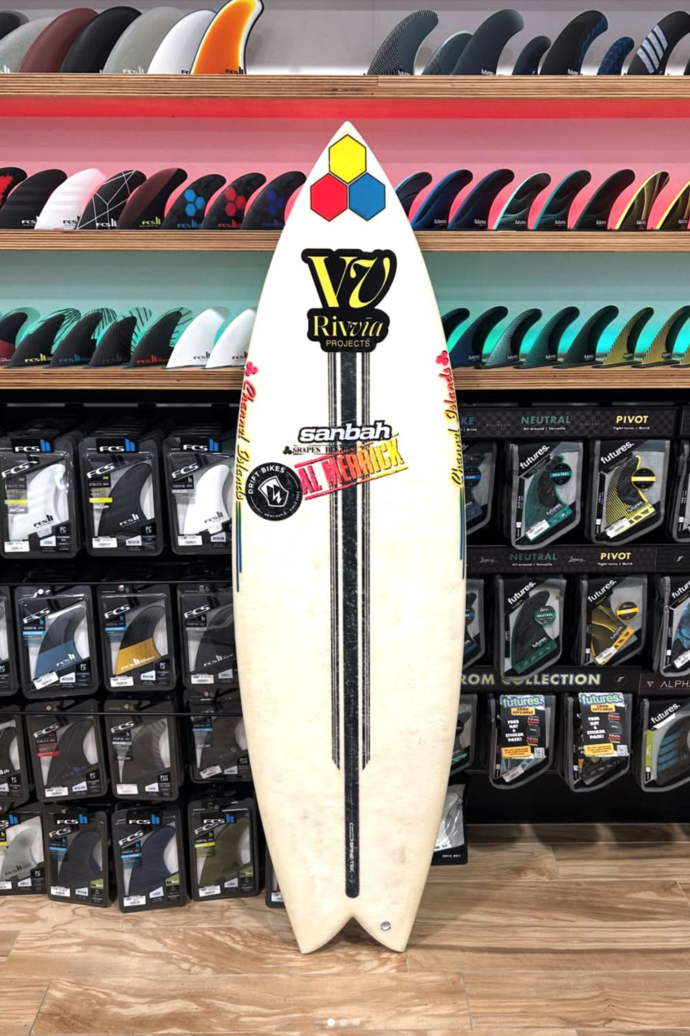 5'8 Channel Islands Fish Beard Spine-Tek #8063 - Used Surfboard