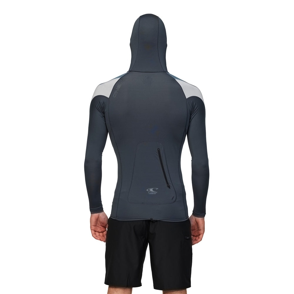 O'Neill Mens Premium Skins O'Zone Hooded Rash Vest