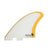 FCS 2 Modern PG Keel Fin Set -  Mango/White | Sanbah Australia