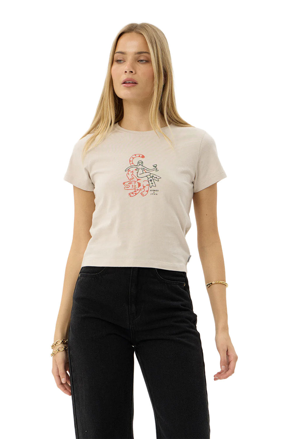 Afends Subliminal Baby Tee