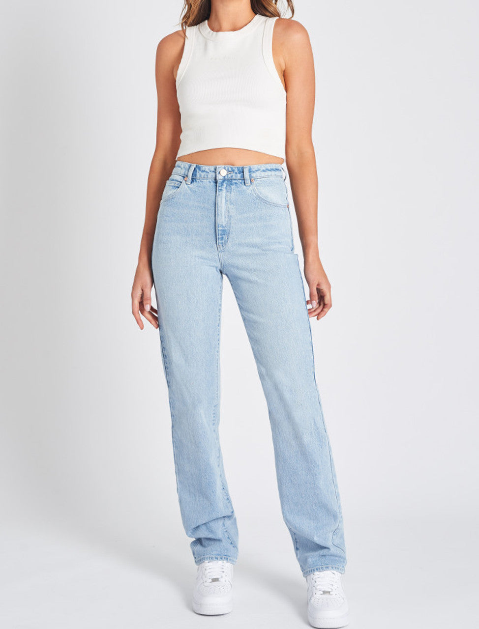 Abrand Womens A 94 High Straight Jeans