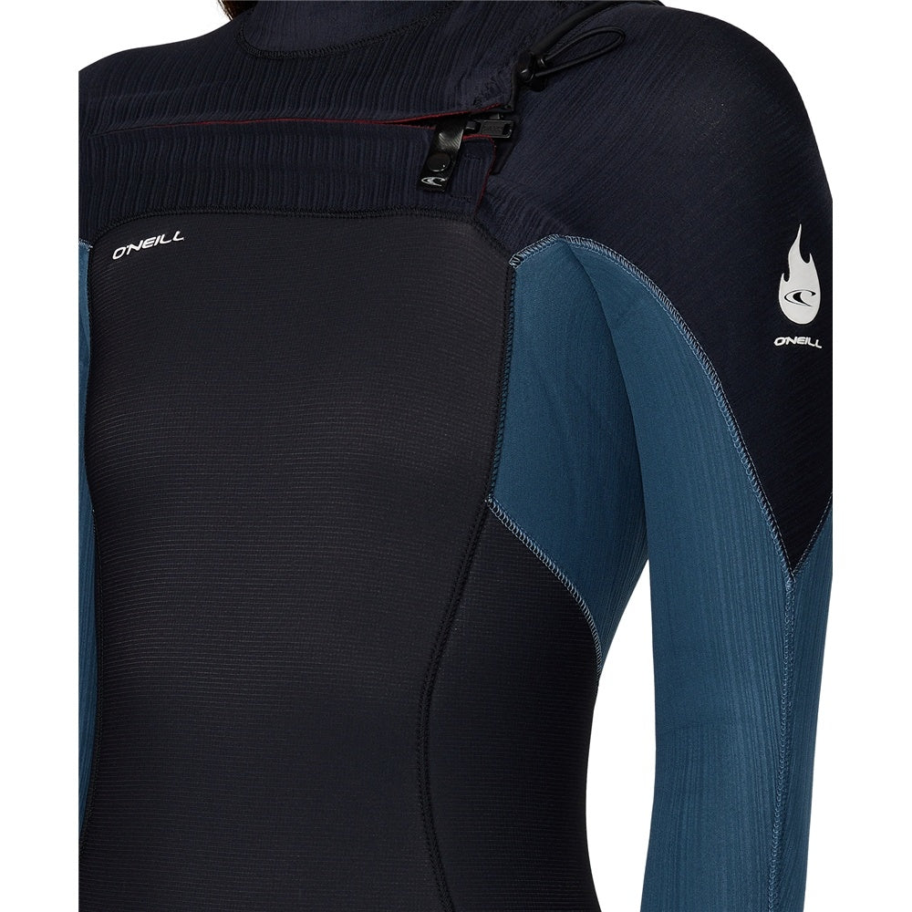 O'Neill Womens HyperFire 3/2mm Chest Zip Steamer