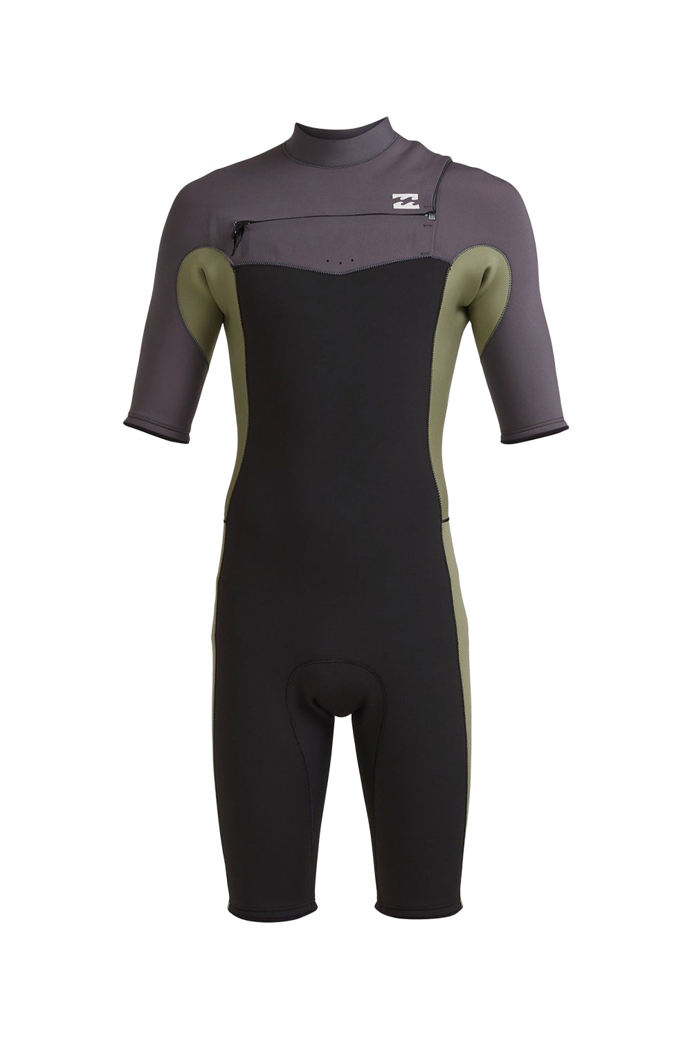 Billabong Men's 2/2mm Revolution Chest Zip Springsuit Wetsuit