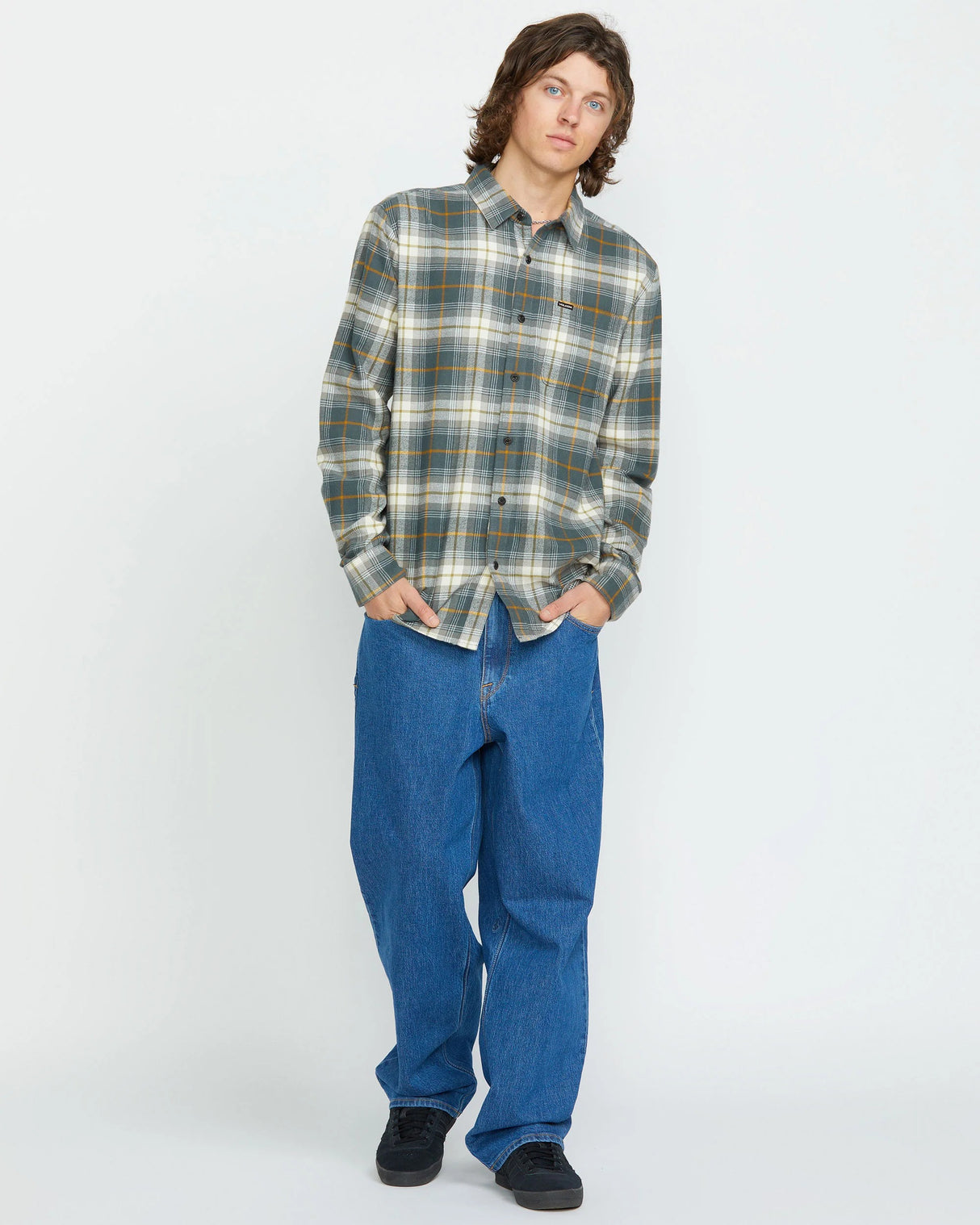 Volcom Caden Plaid Long Sleeve Shirt