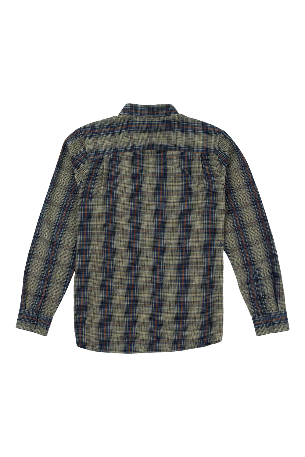 Volcom Mens Heavy Twills Flannel Long Sleeve Shirt