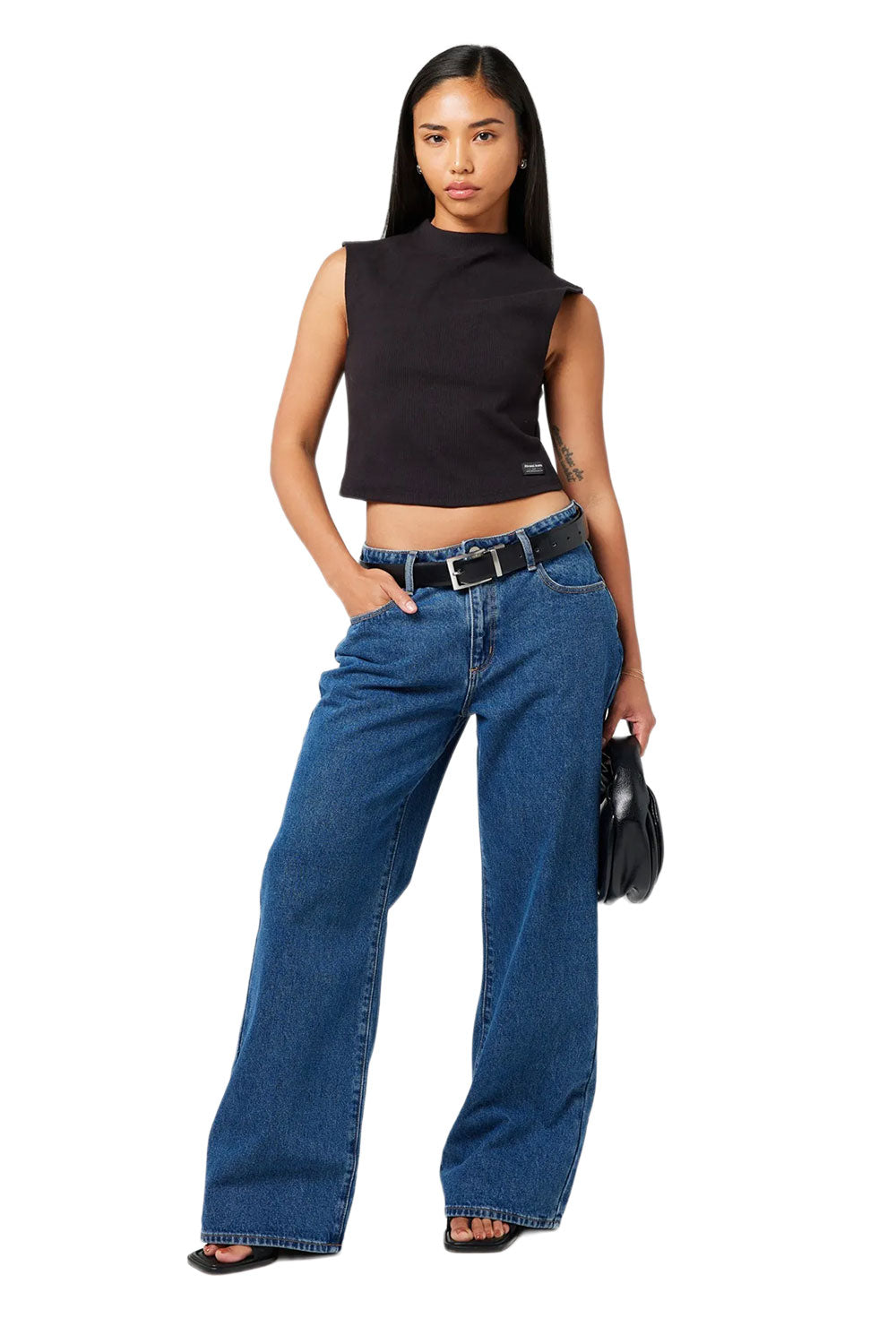 Abrand Jeans 95 Mid Baggy Petite Jeans - Bella