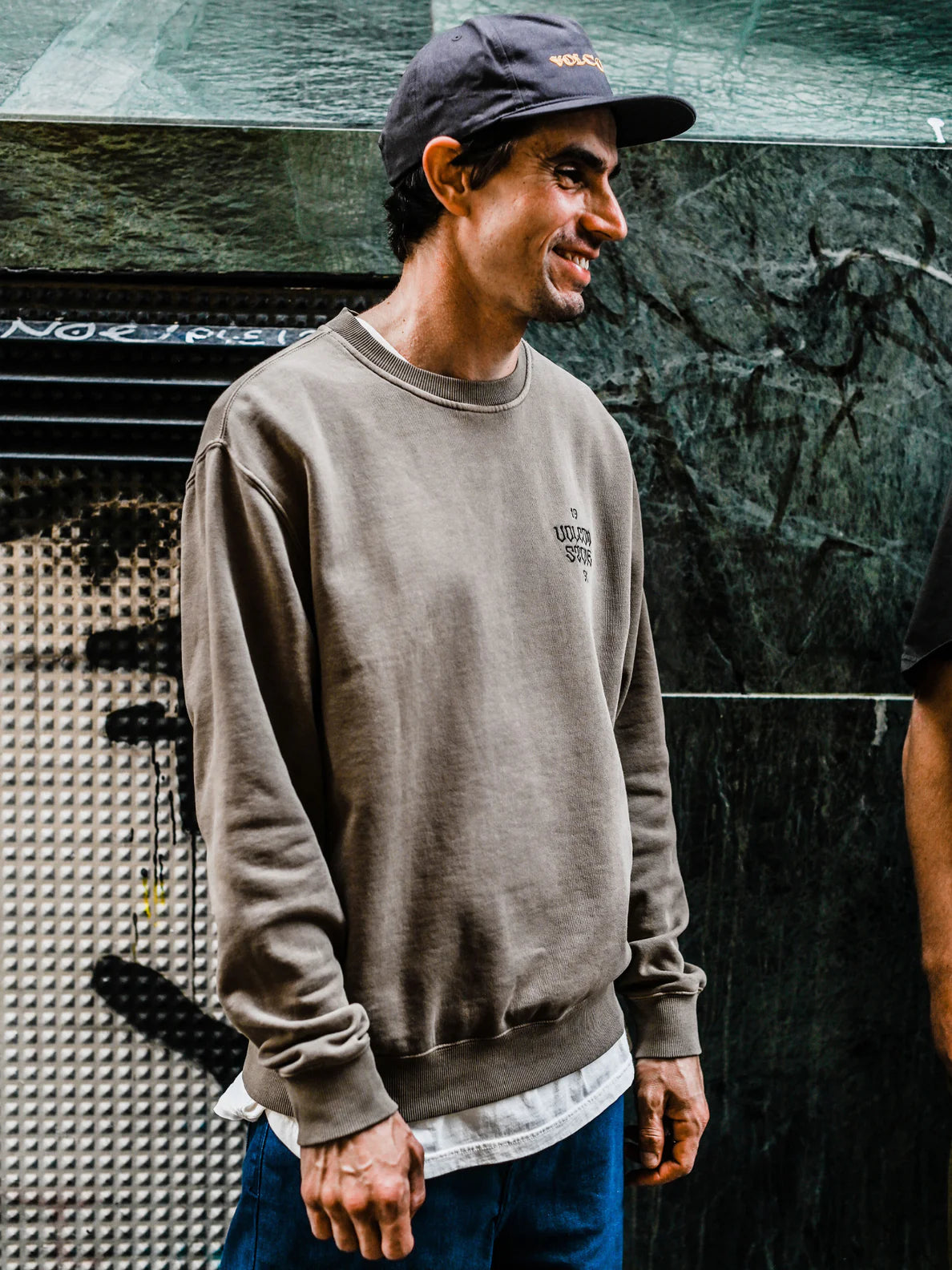 Volcom Mens Compstone Crew Fleece