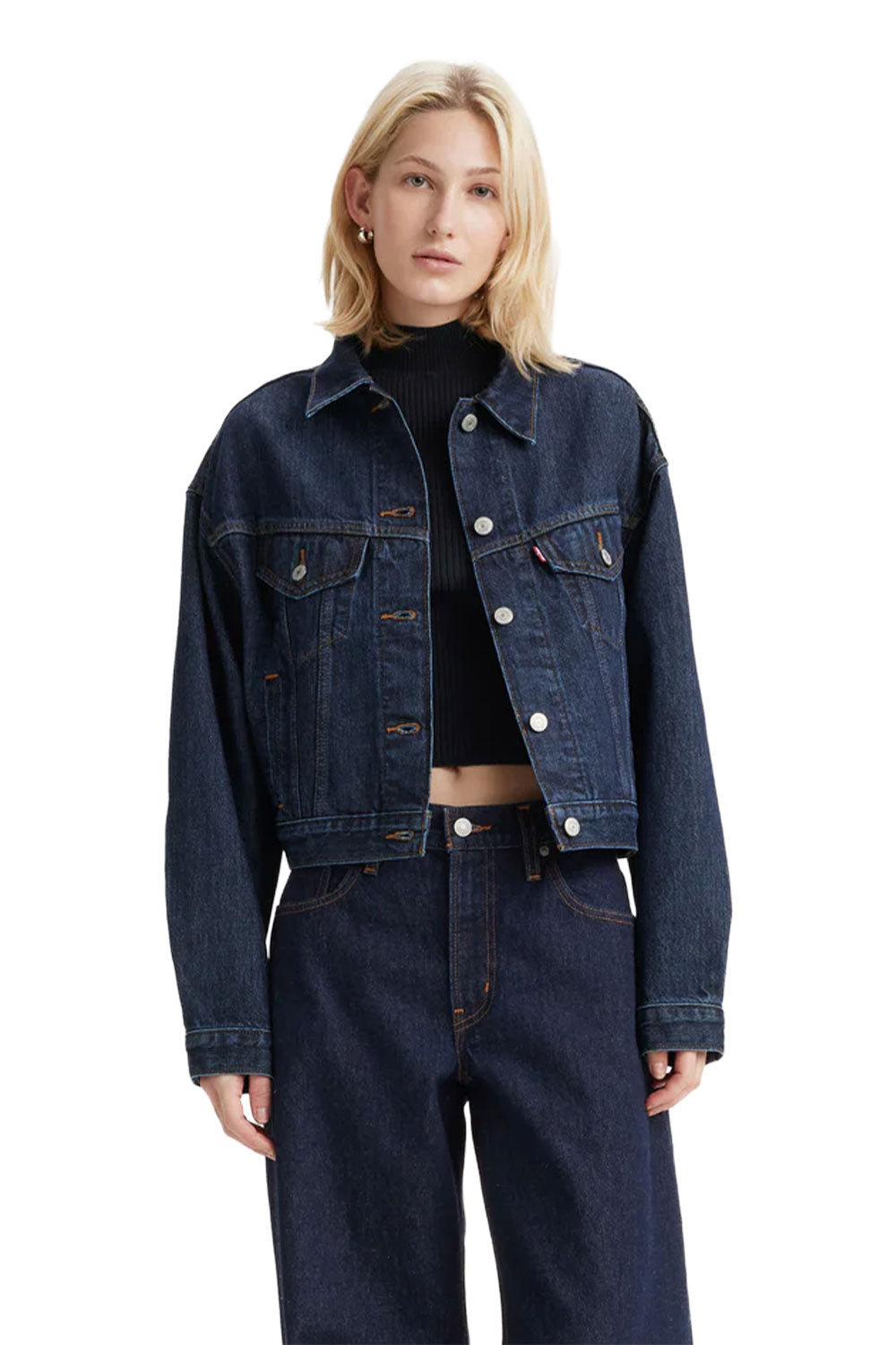 Levi's Womens Shrunken '90s Trucker Jacket