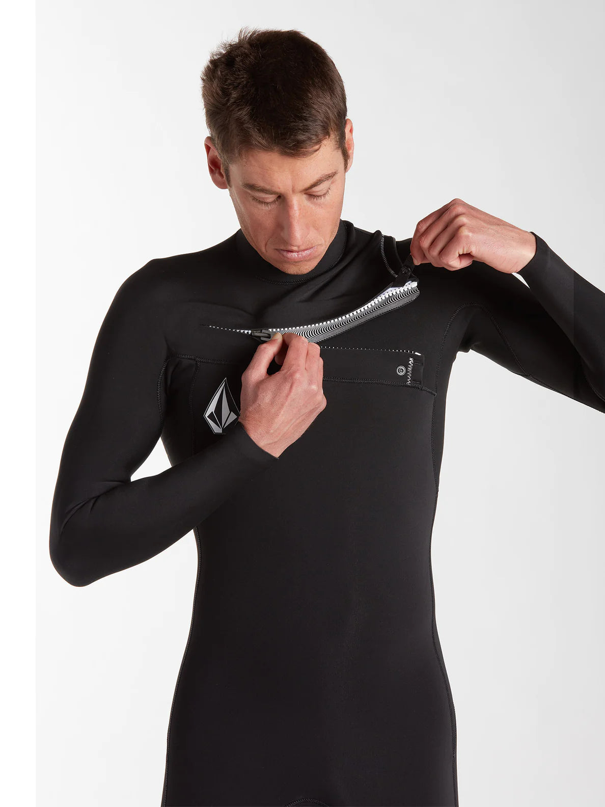 Volcom Mens 2/2mm Long Sleeve Chest Zip Springsuit