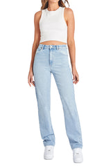Abrand Womens  A 94 High Straight Jeans