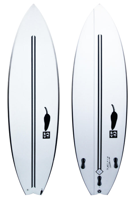 Chilli BV2 'Black Vulture 2' Twin Tech Surfboard