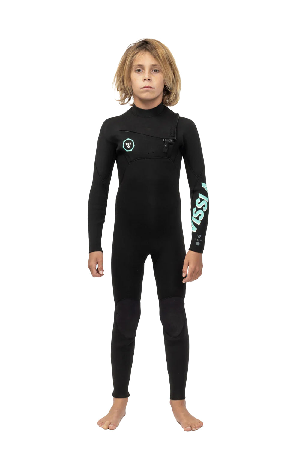 Vissla Boys 7 Seas Boys 4/3mm Full Chest Zip Wetsuit