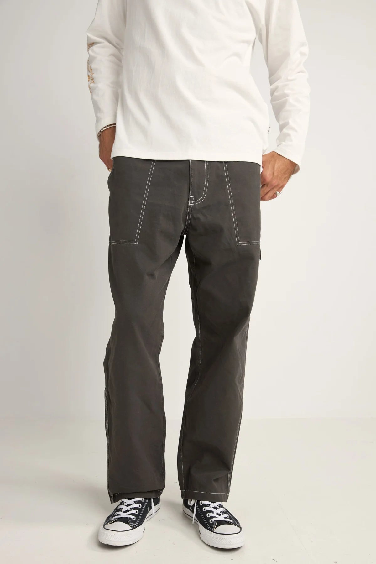 Rhythm Contrast Stitch Carpenter Pant