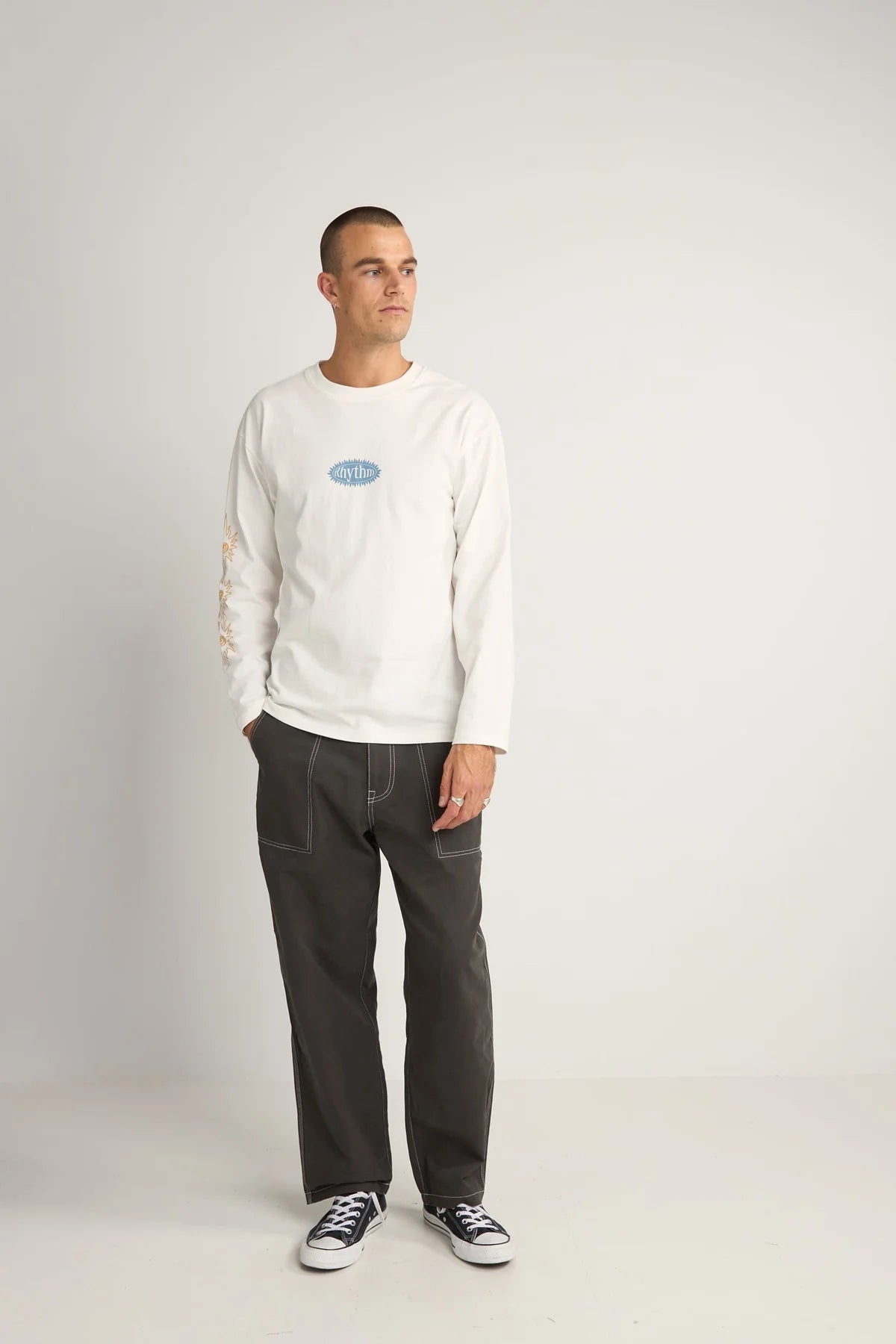 Rhythm Contrast Stitch Carpenter Pant