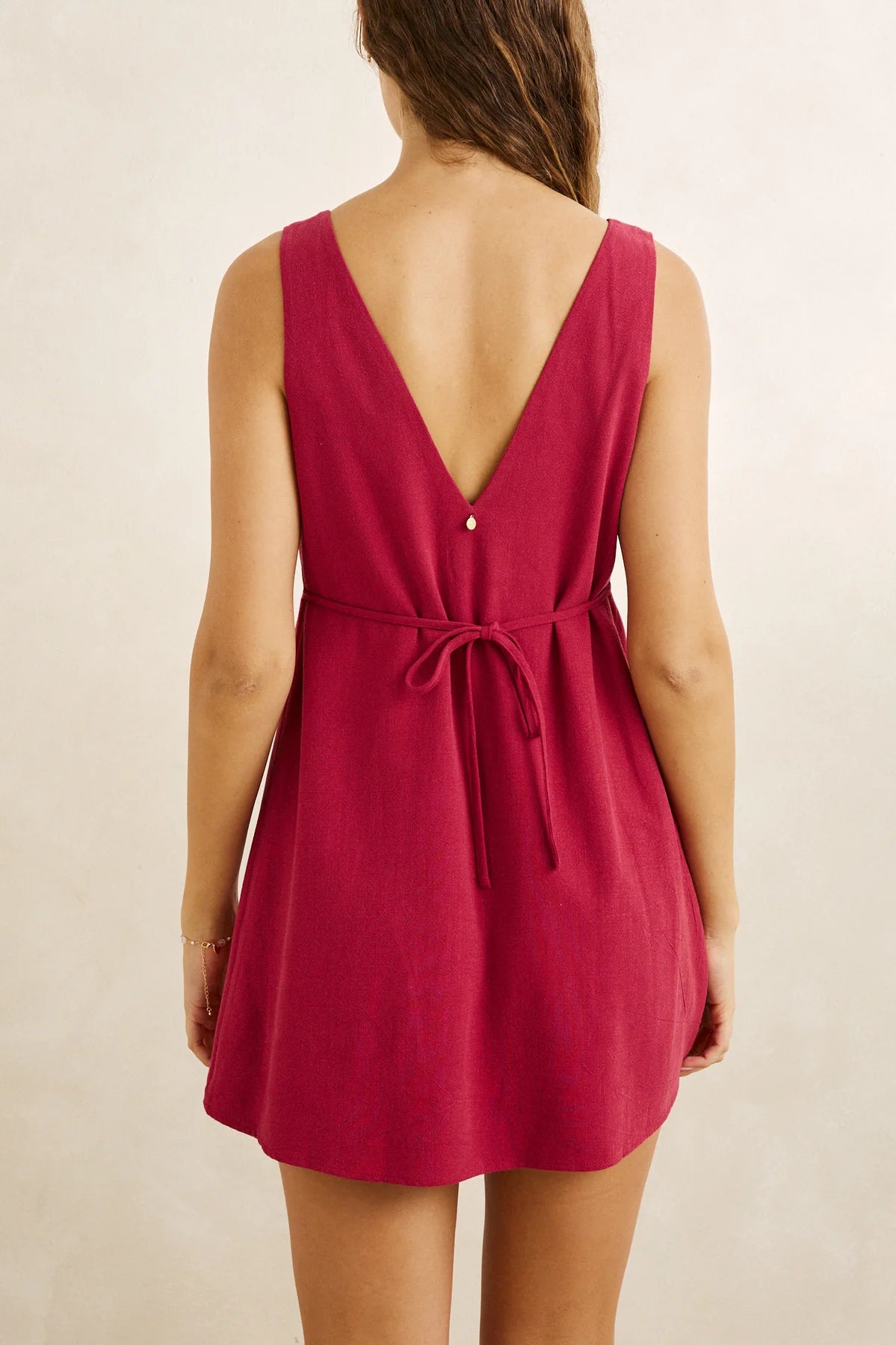 Rhythm Sunny Days Linen Mini Dress