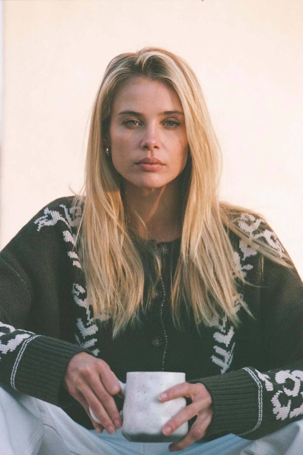 Rhythm Antique Floral Crop Cardigan