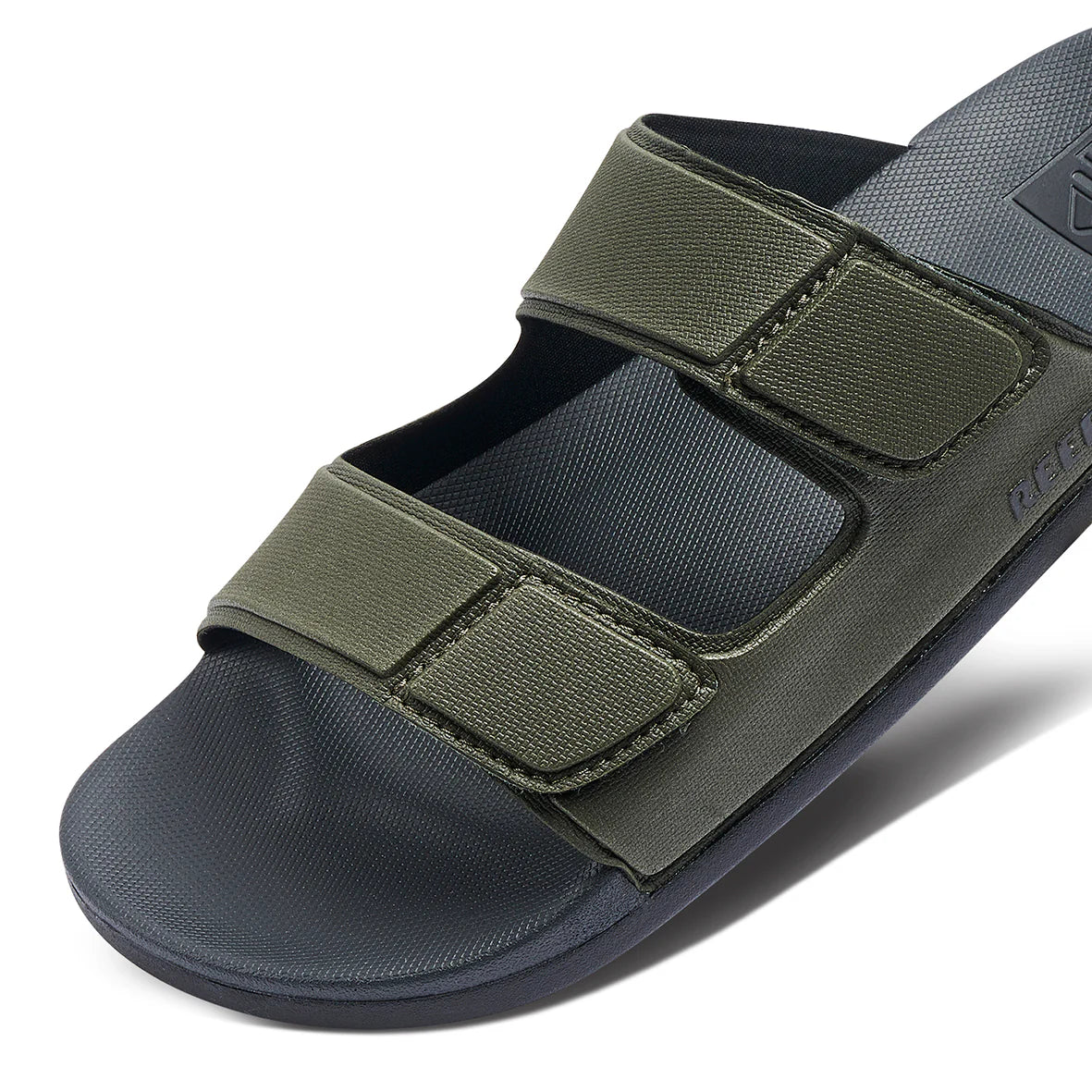 Reef Mens Cushion Tradewind Slides Olive