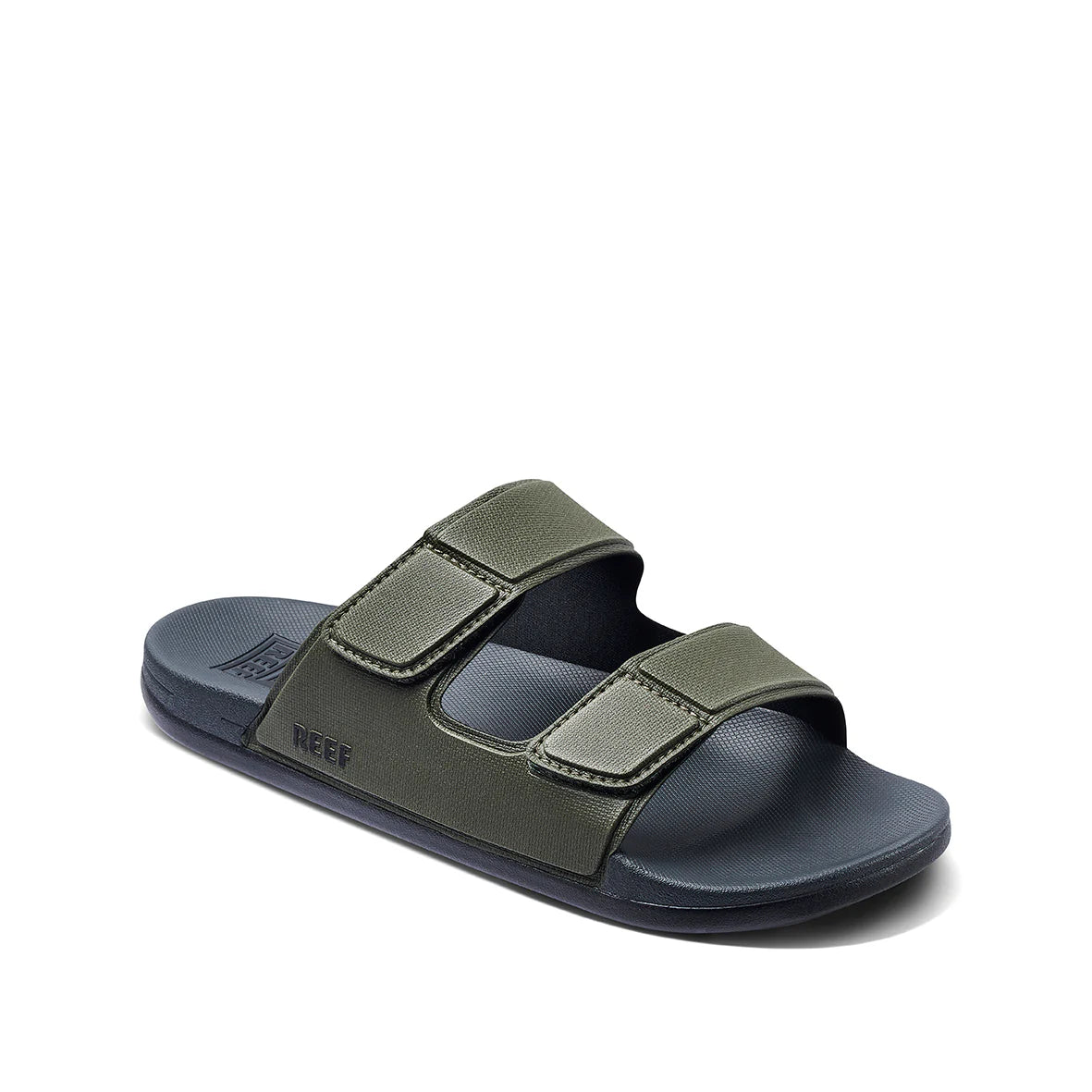 Reef Mens Cushion Tradewind Slides Olive