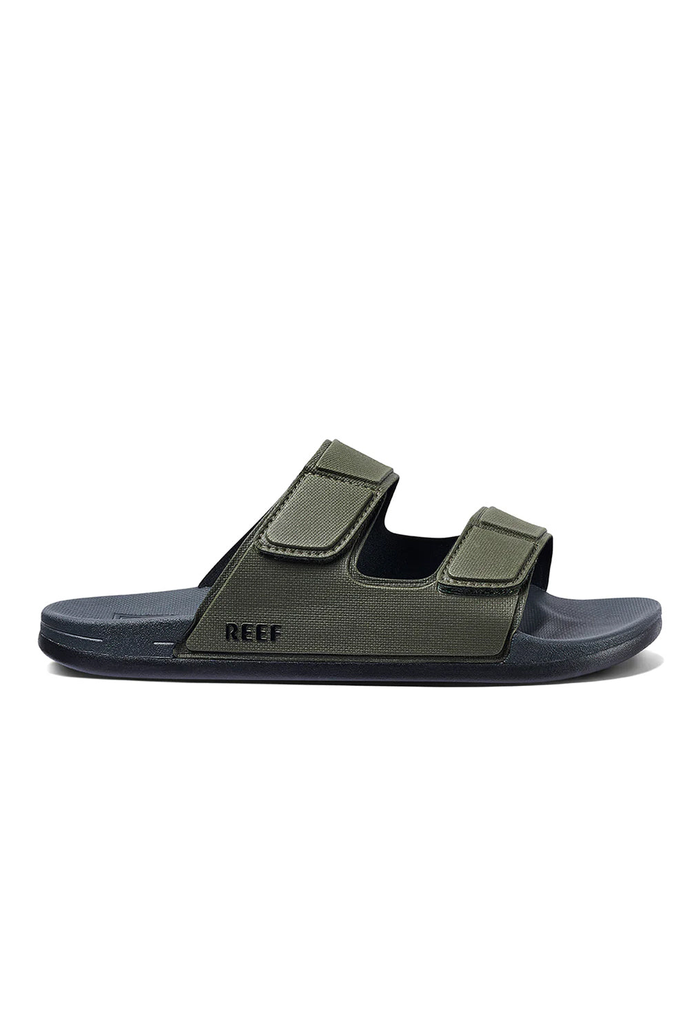 Reef Mens Cushion Tradewind Slides - Olive