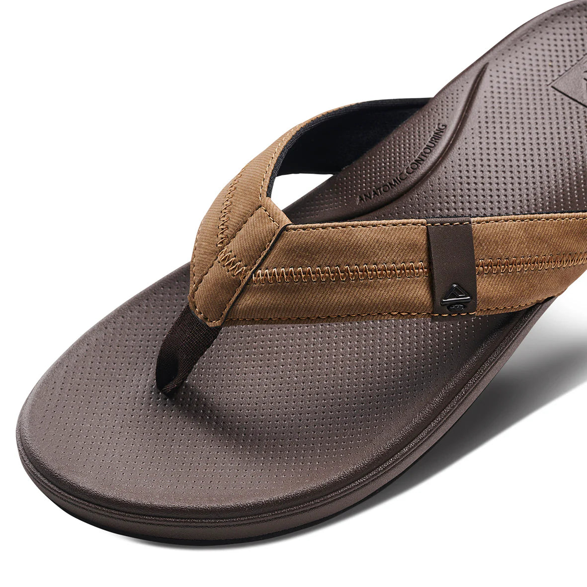 Reef Mens Cushion Phantom 2.0 Thongs - Brown/Tan