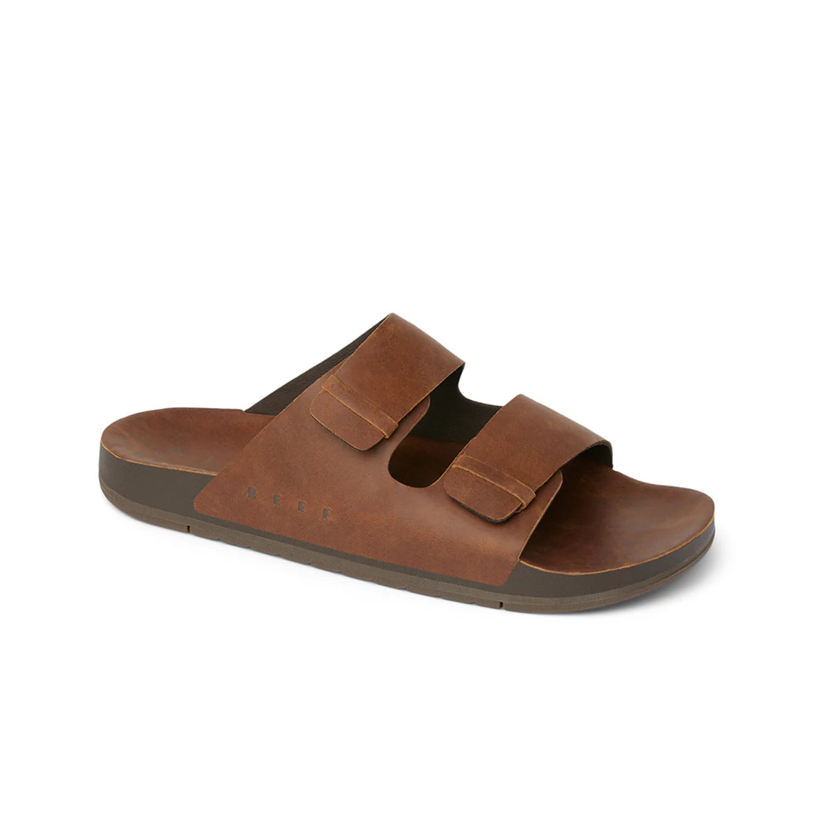 Reef Mens Ojai Two Bar Sandals - Dark Brown