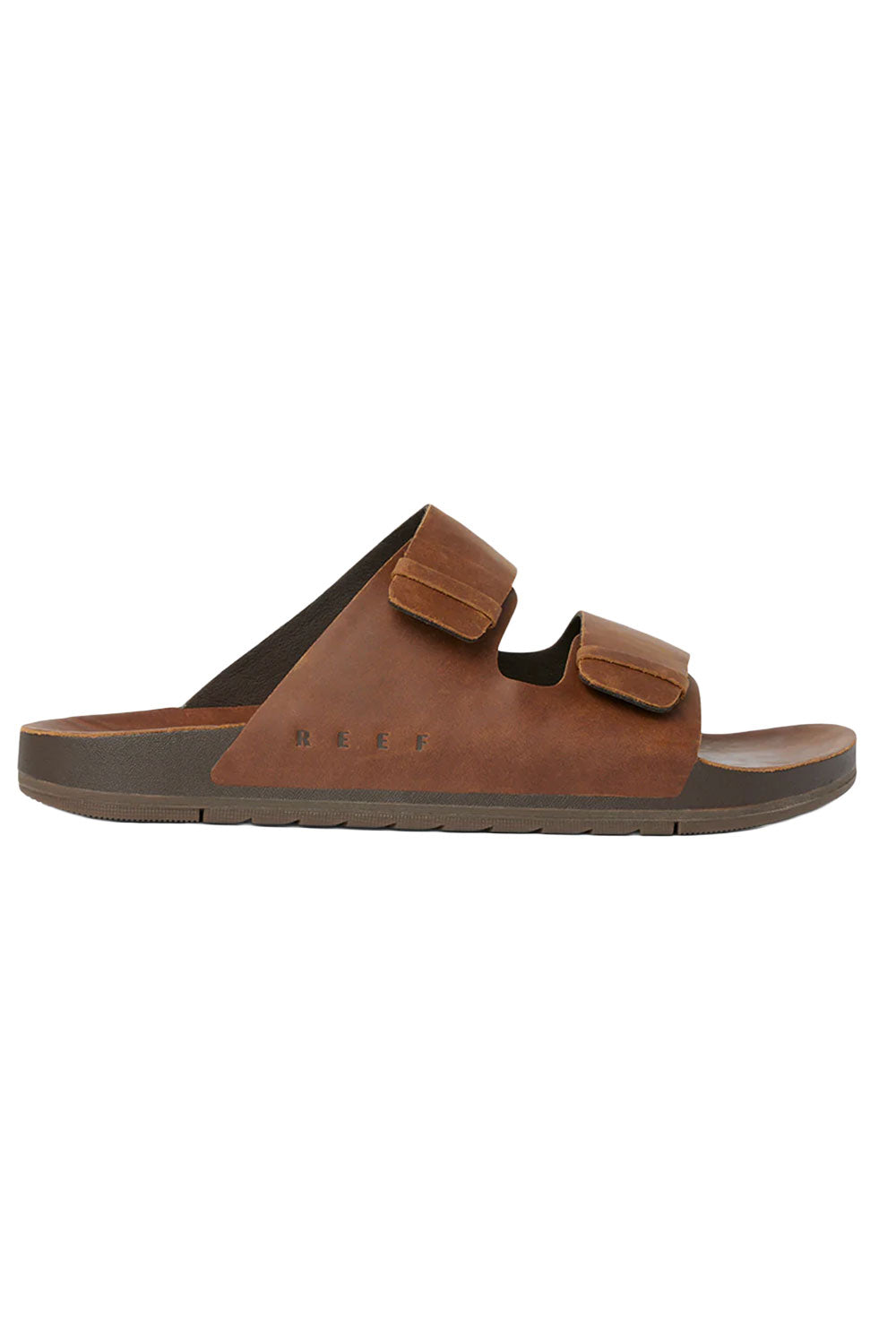 Reef Mens Ojai Two Bar Sandals - Dark Brown