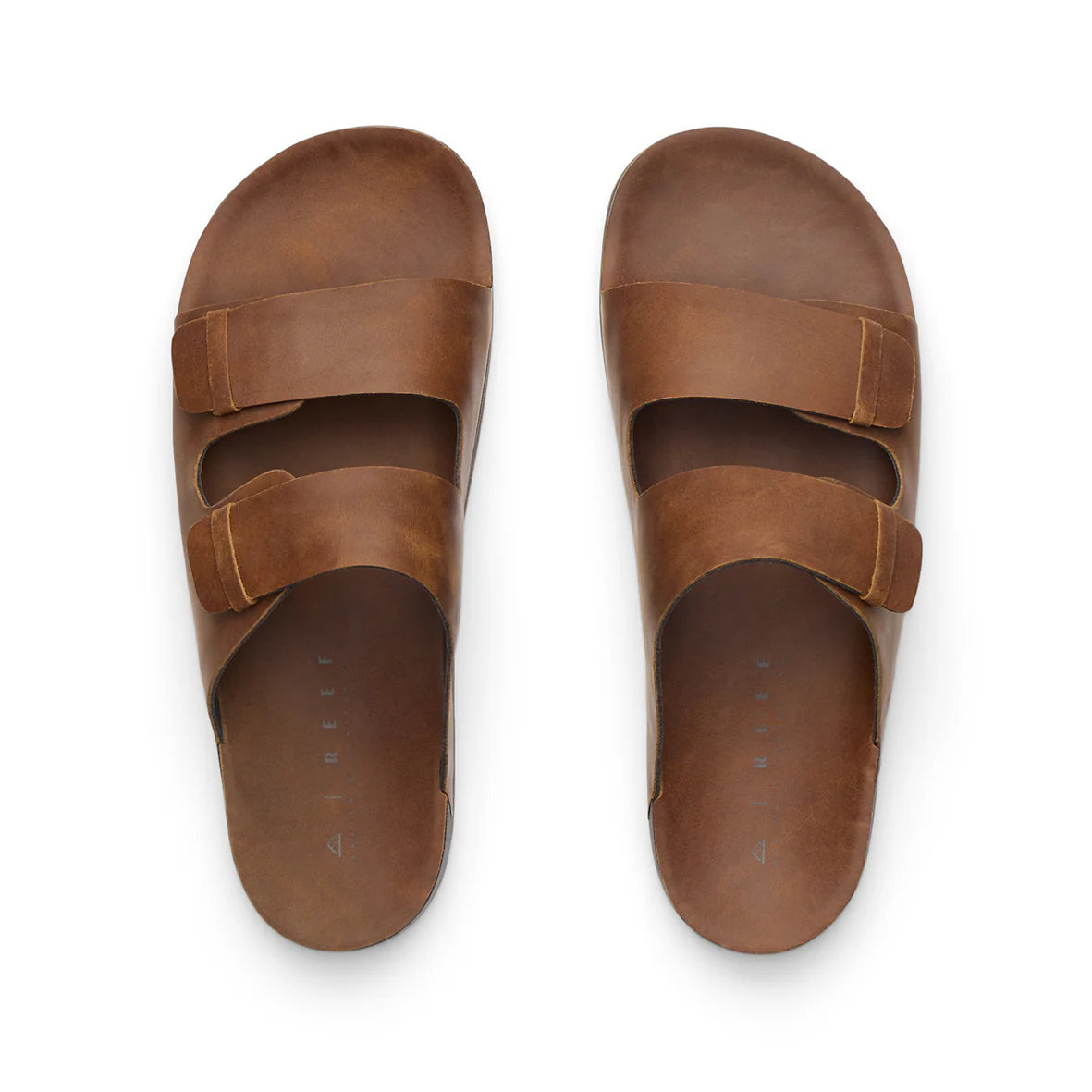 Reef Mens Ojai Two Bar Sandals - Dark Brown